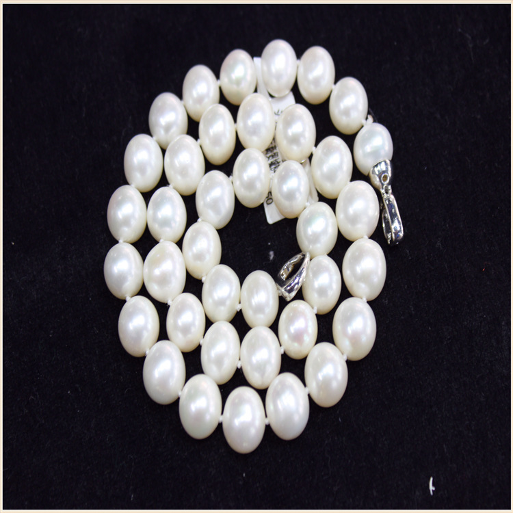 母亲节超大珍珠项链11-12mm近正圆项链 饰品批发 150430