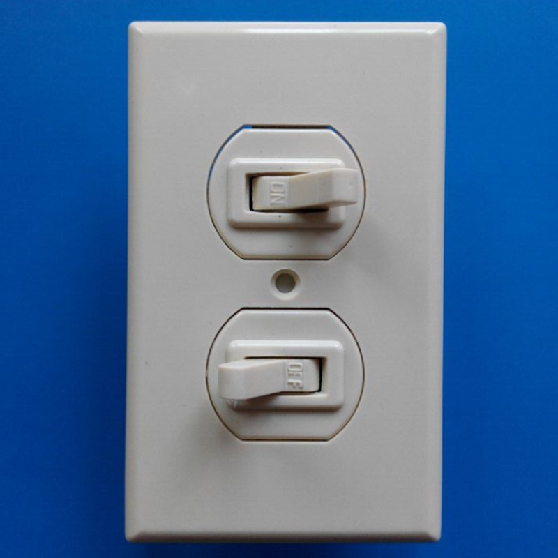 专业生产美标墙壁开关120型美式开关15a125v美规墙壁开关拔动开关