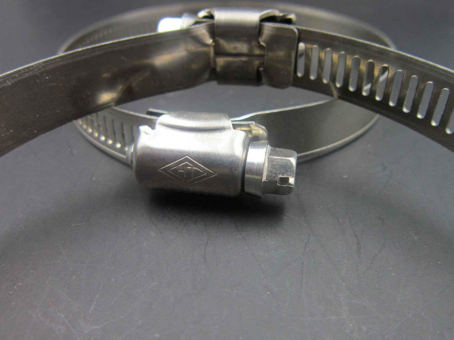 ht海统美式喉箍sus304不锈钢92mm管束