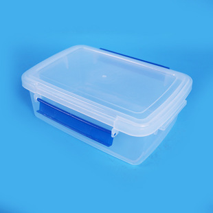 【厂家直销】优质塑料透明带盖收纳保鲜盒 密封家用保鲜盒批发