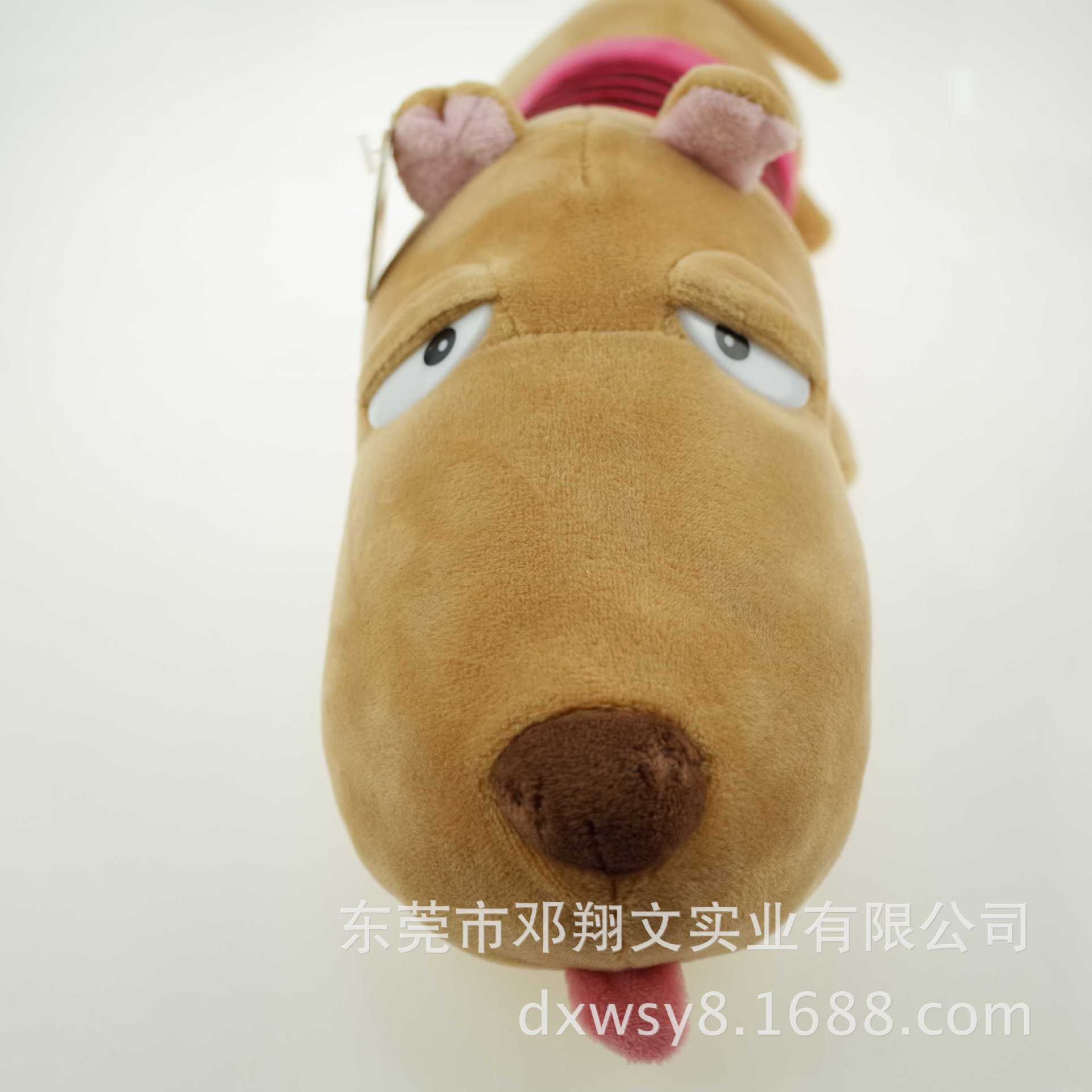 新款时尚水晶超柔趴趴狗 汽车毛绒玩具摆件 娃娃加工定制