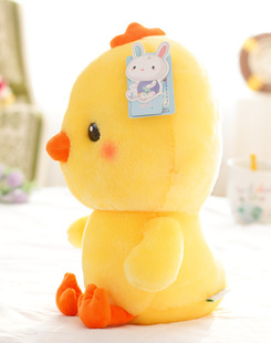 正品蓝白玩偶 毛绒玩具批发 小黄鸡公仔 节日礼物