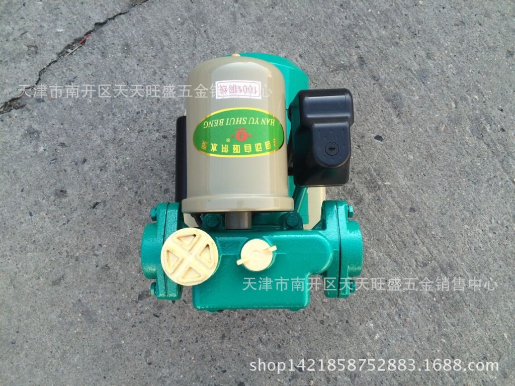 1kw220v/380v全自動帶壓力罐冷熱水自吸增壓泵