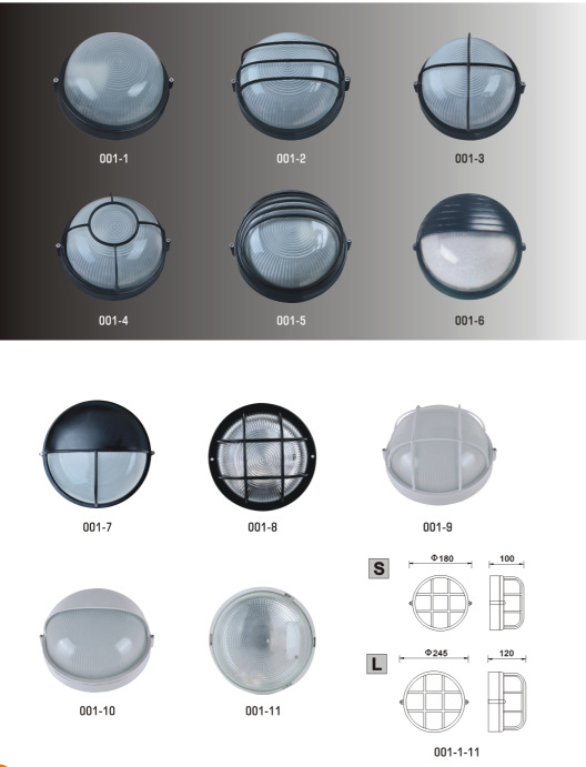 (厂家供应)led户外防潮灯 户外照明灯具 led圆形防潮灯欢迎批发