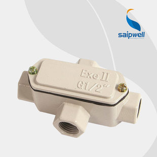 【供应】防爆接线盒四通接线盒 铝合金穿线盒 bhc-c防爆穿线盒