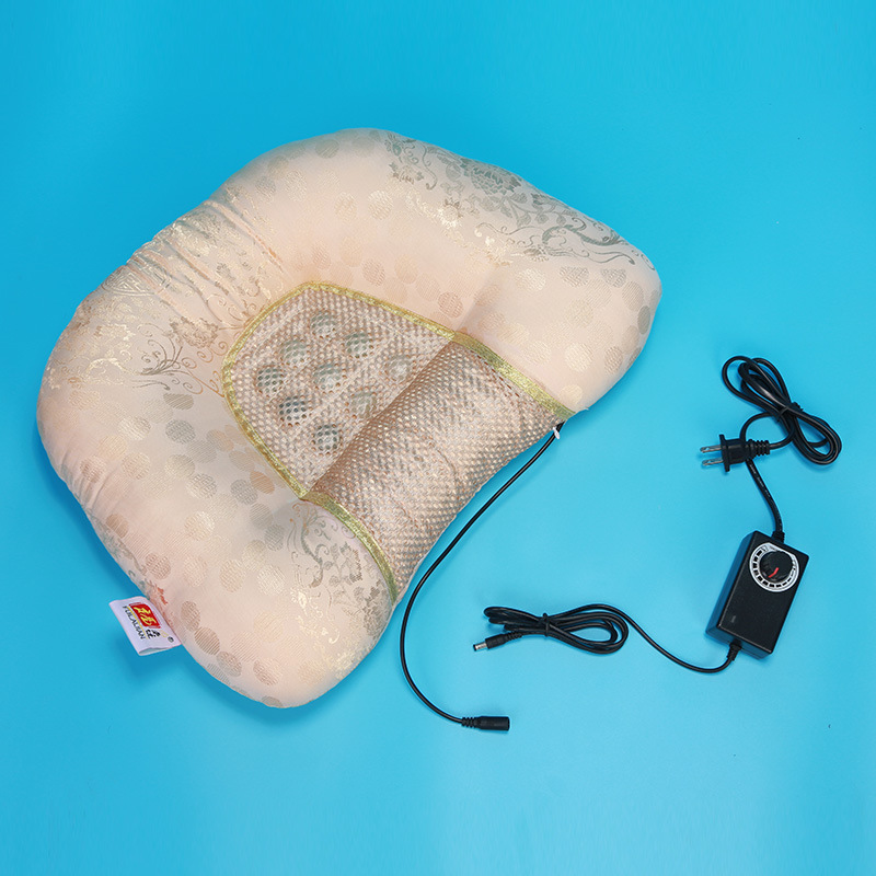 厂家批发中药震动按摩养生颈椎枕头医用牵引理疗保健枕芯贴牌加工