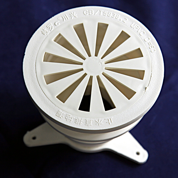 厂家直销成都川行塑业直排地漏 pvc止水地漏 家装管材水暖五金