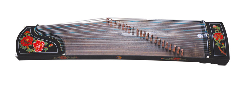 大风乐器古筝景泰蓝牡丹工艺演奏筝 专业演奏考级古筝