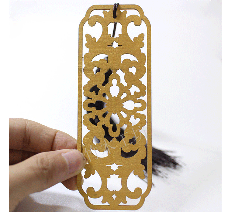 厂家批发红木书签 镂空木质书签 促销礼品定制 量大优惠