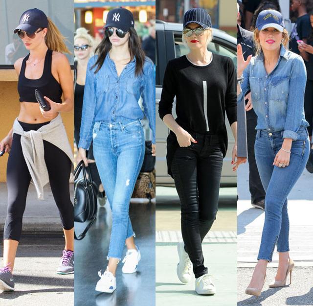 这顶带有ny缩写的棒球帽俨然成了棒球帽中的经典,各种潮人各种街