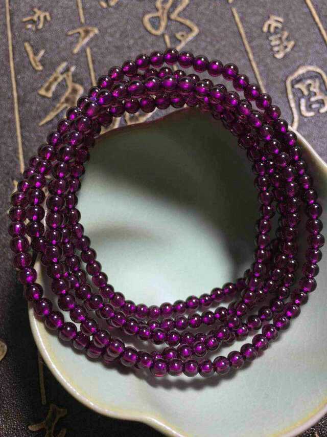 特价 多层无瑕紫牙乌佛珠女款手链 两种可选 招代理