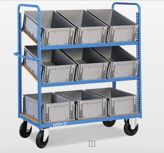 noko 周转箱料架推车 可调角度层板,物料拣配 20122784