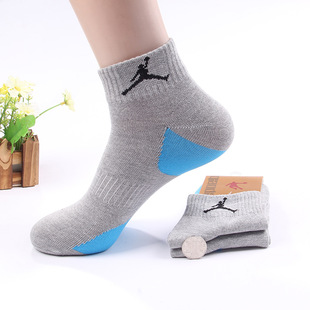 秋冬季361袜子男袜正品纯棉男士运动袜纯白色全棉中筒袜吸湿批发