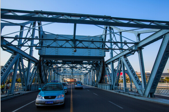 解放桥天津的枢纽桥梁