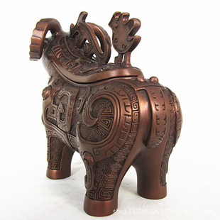 黄石礼品 商务礼品 武汉特色礼品 青铜器礼品 紫铜羊觥