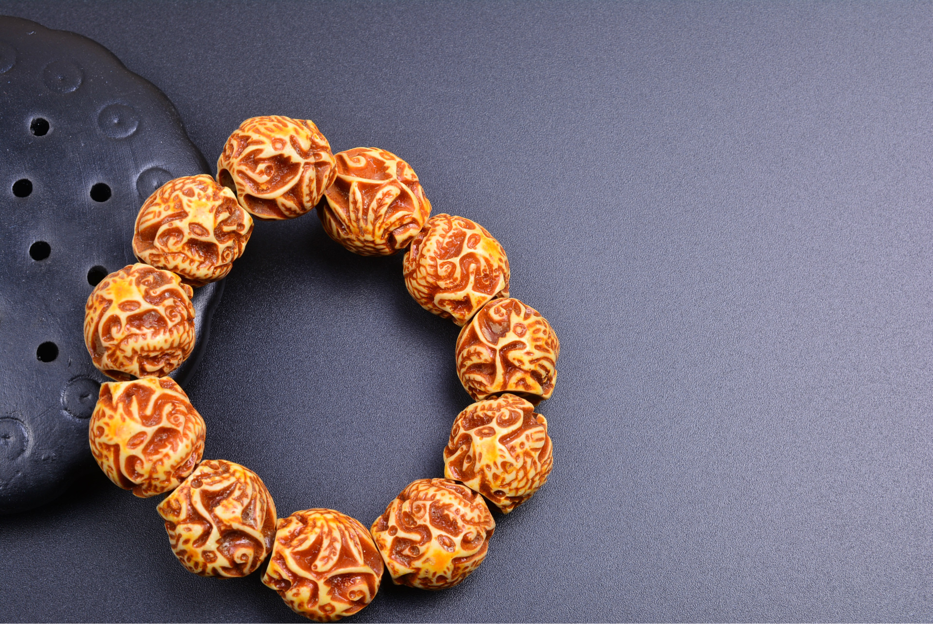 土豪金龙凤手串 2015年新款佛珠手链 念珠 把玩