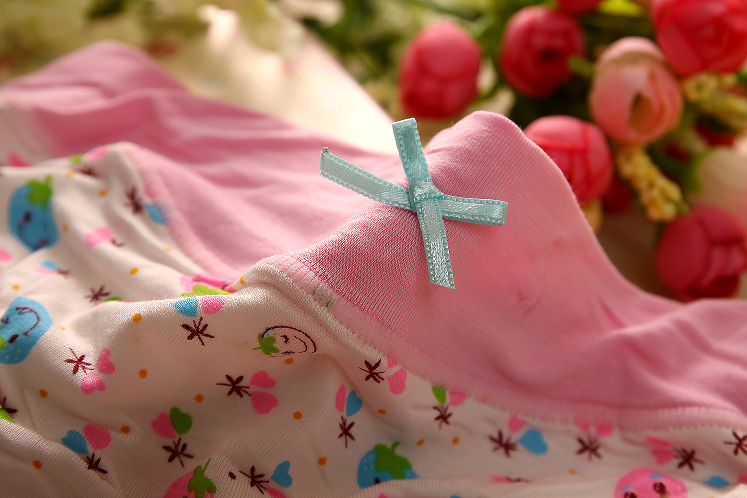 【唛咔唭新款】女童三角内裤 莫代尔短裤可爱儿童内裤批发3404