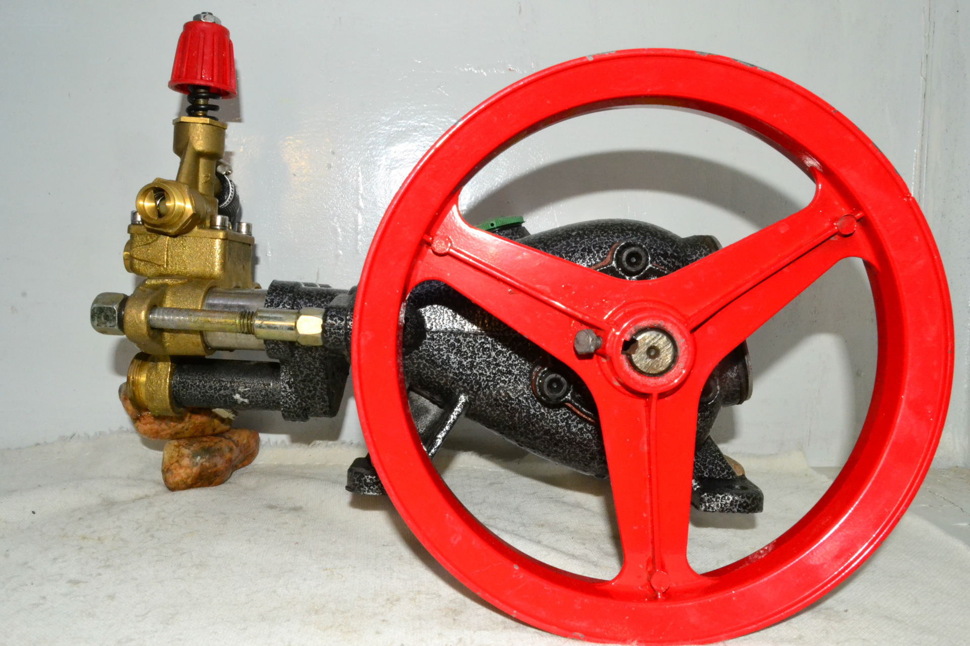 清洗机泵头 三缸活塞泵55 58型泵头高压泵头 打药泵 280 380黑猫