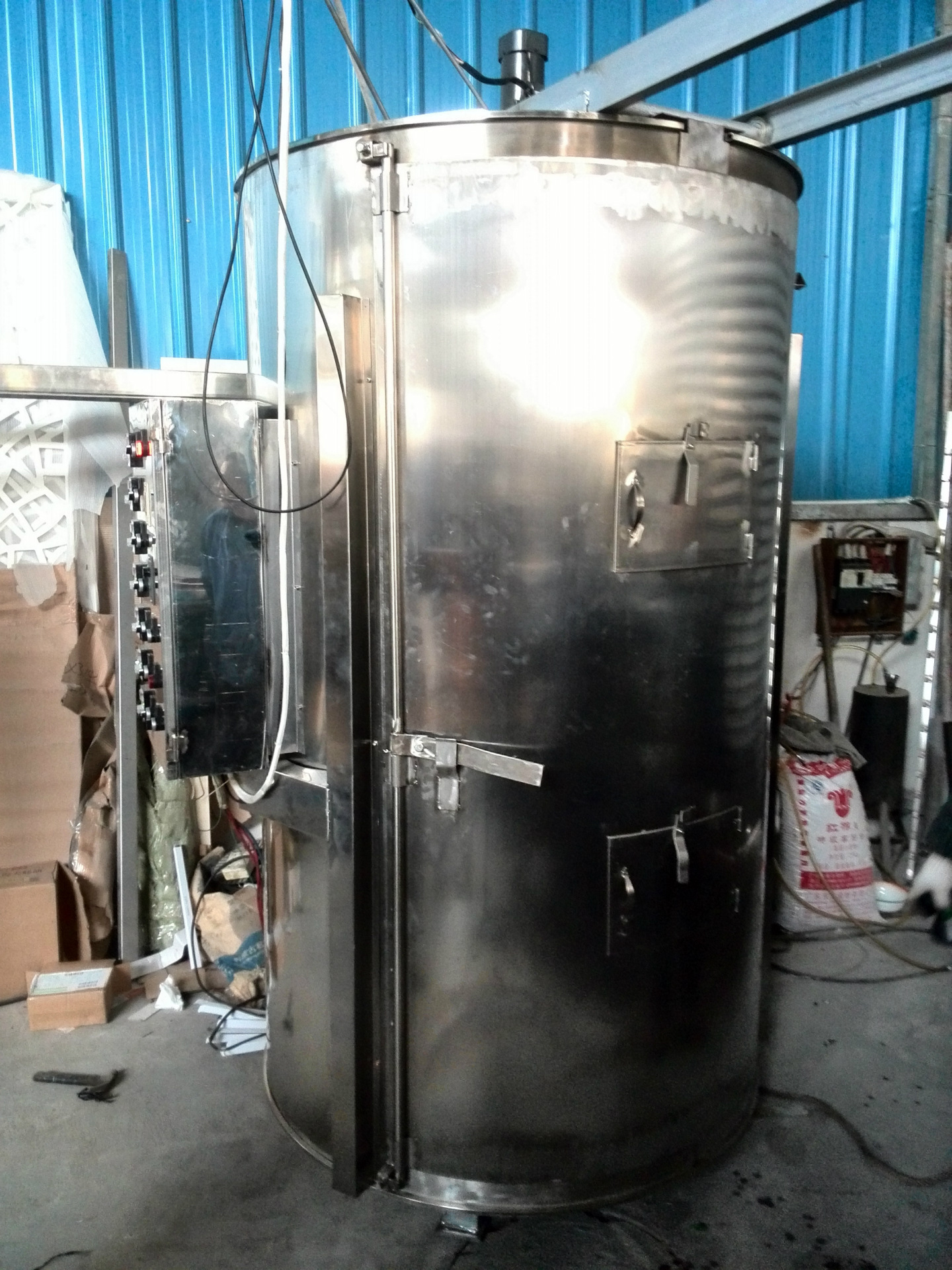 供应电热旋转式恒温烧猪炉,不锈钢电烧猪炉