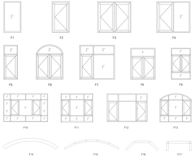 铝合金平开窗环保节能门窗中空100纱窗一体门窗防盗防蚊门窗