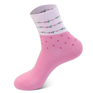 诗琴 糖果色中筒女袜 春秋季薄款纯棉袜批发