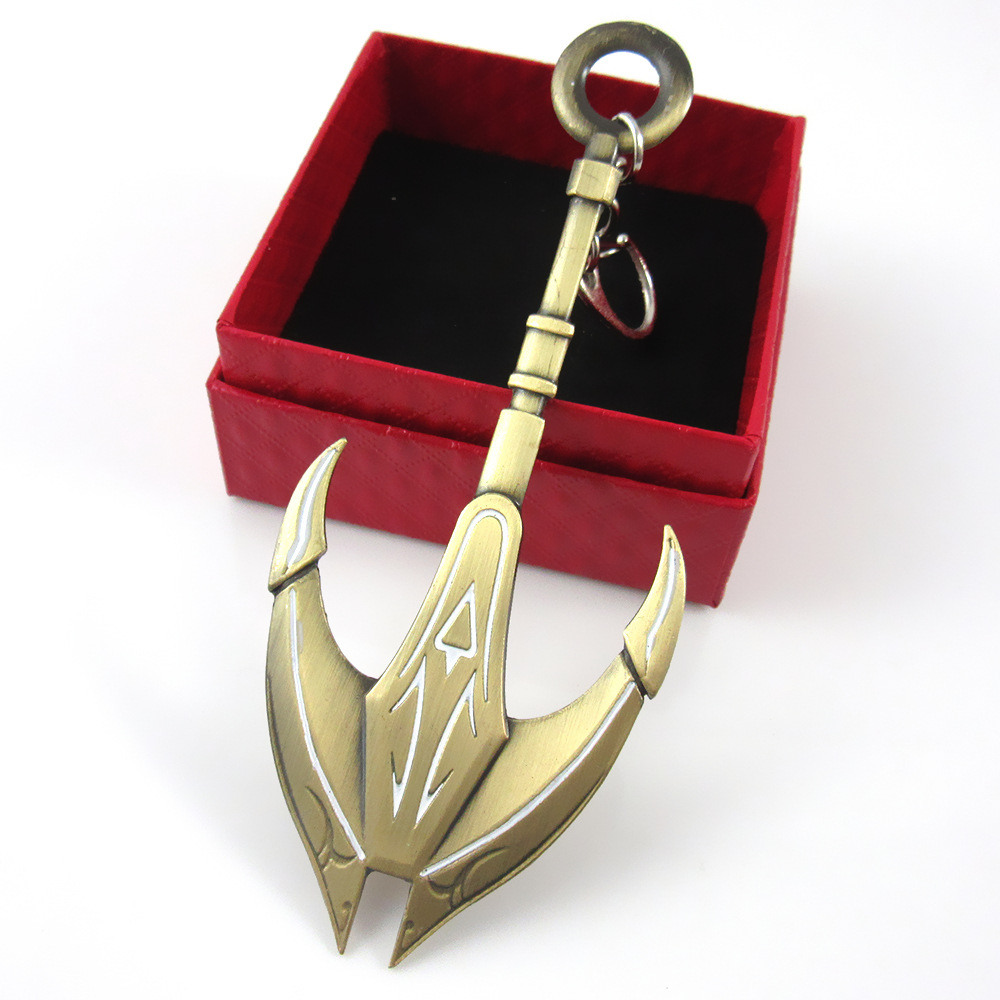 英雄联盟lol 游戏周边 深海泰坦诺提勒斯 武器钥匙扣挂件 12cm