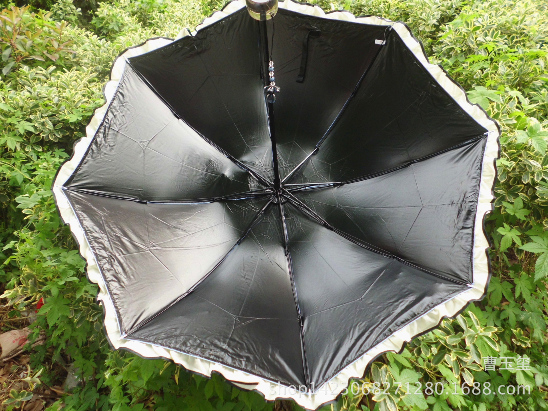 雨伞3折伞批发 折叠伞 珠光伞防紫外线遮阳伞 地摊9.9十元店