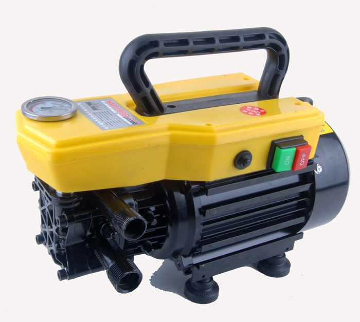 1100黑猫全自动自吸手提高压洗车机刷车泵关枪停机空调清洗机全铜