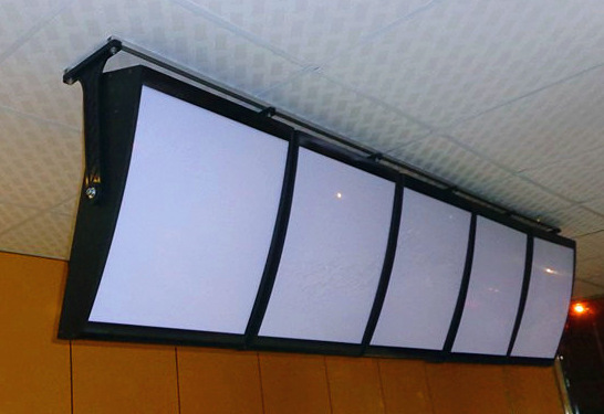 餐饮点餐单面弧形灯箱肯德基汉堡奶茶拉布超薄价目表led广告灯箱