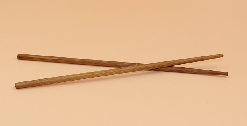 u2031 一元5双筷子简约天然竹质实竹筷子 健康卫生筷子5双装