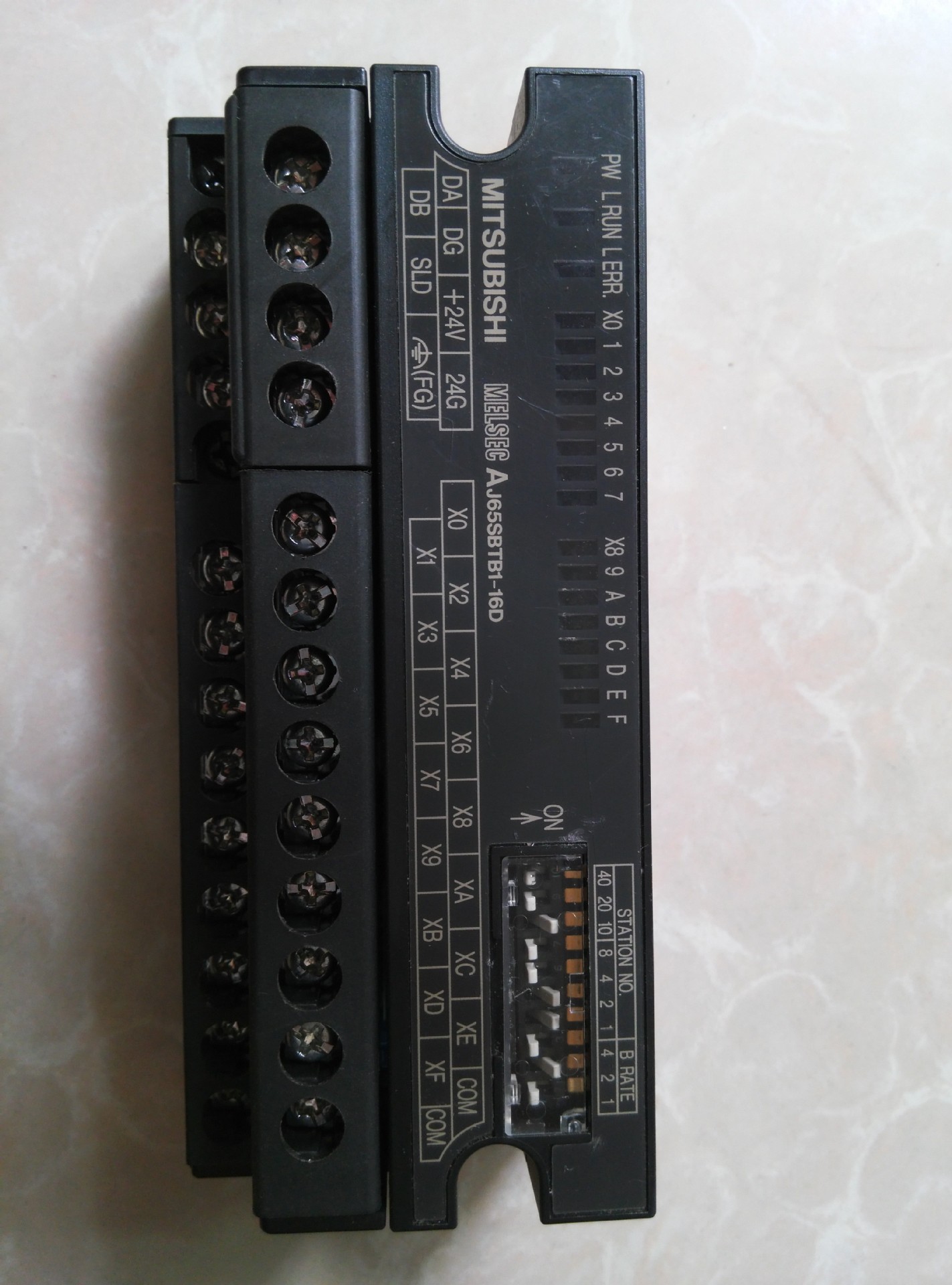 输入模块三菱cc-link二手原装正品,拆机aj65sbtb1-16d价格实惠