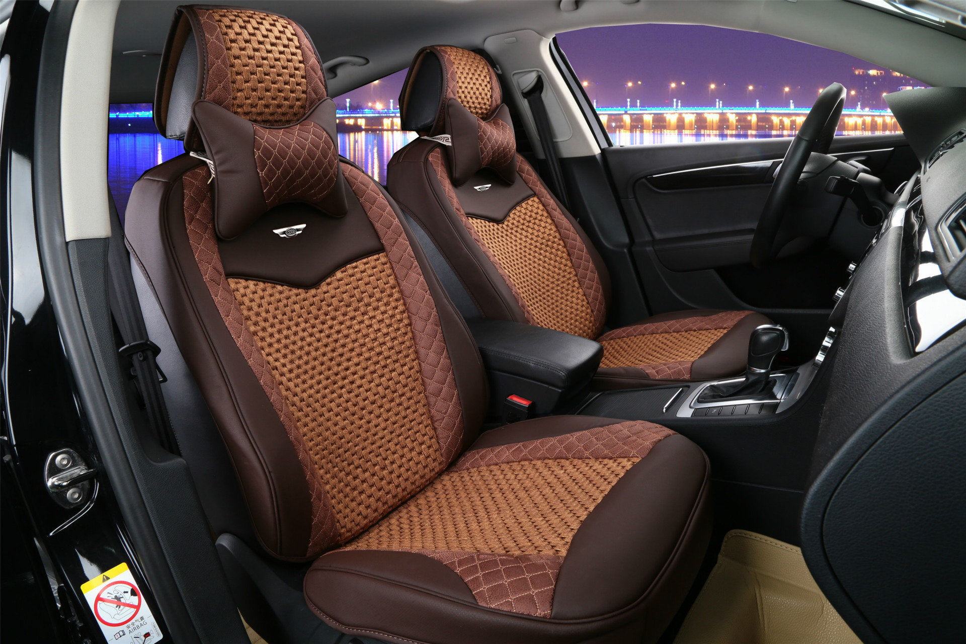 郑州希雅新雪麻3d四季汽车坐垫