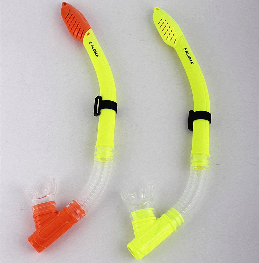 爱乐玛/aloma成人硅胶全干式呼吸管浮浅浮潜户外潜水用品装备器材