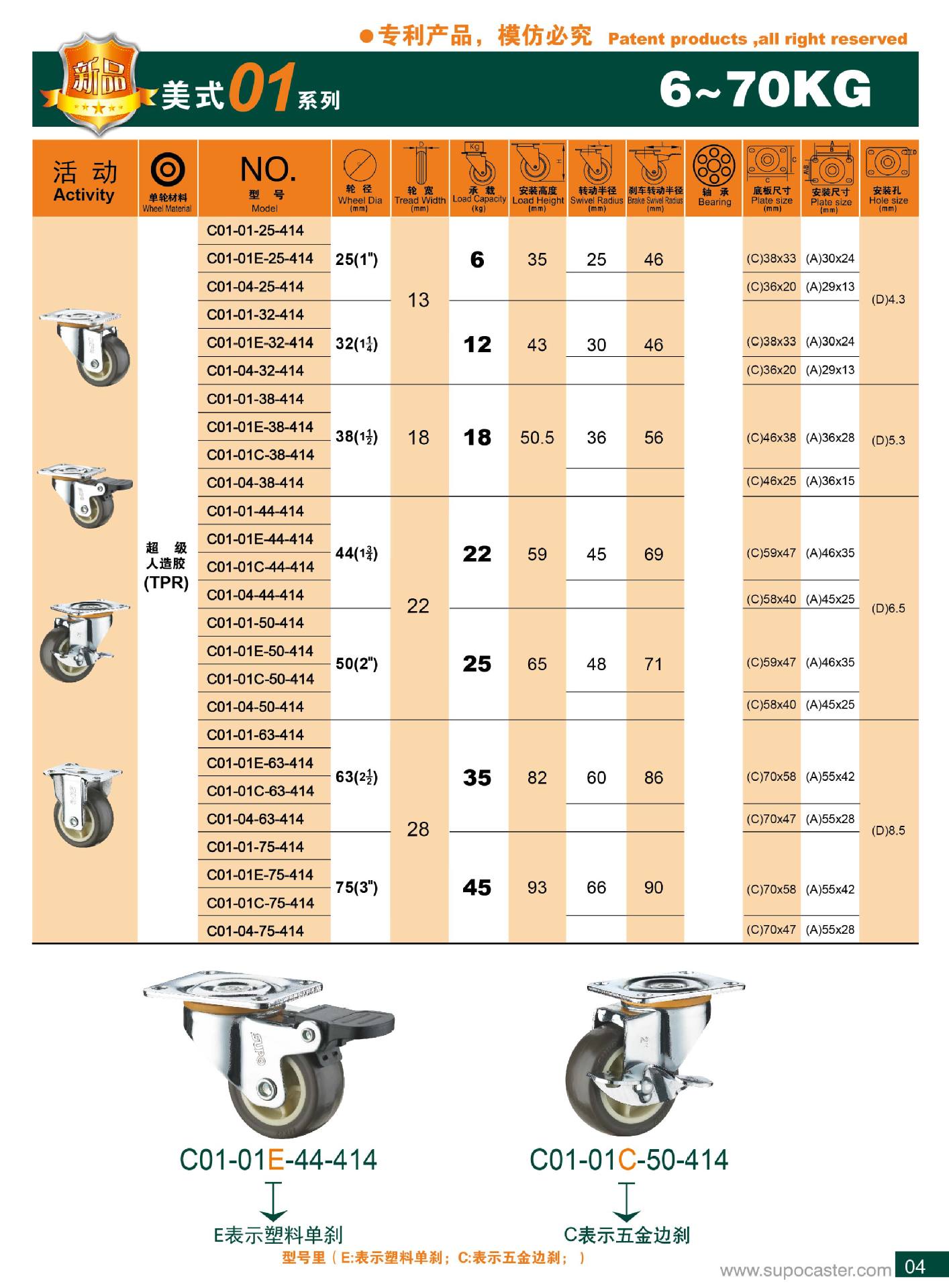 品牌 向荣supo 型号 01款