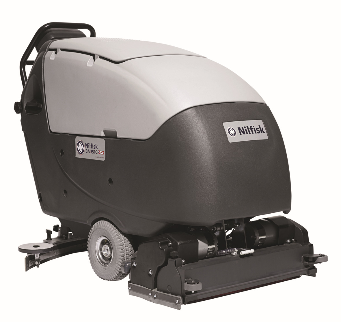 力奇先进洗地吸干机 手推式洗地机 双刷洗地机 力奇ba651洗地机