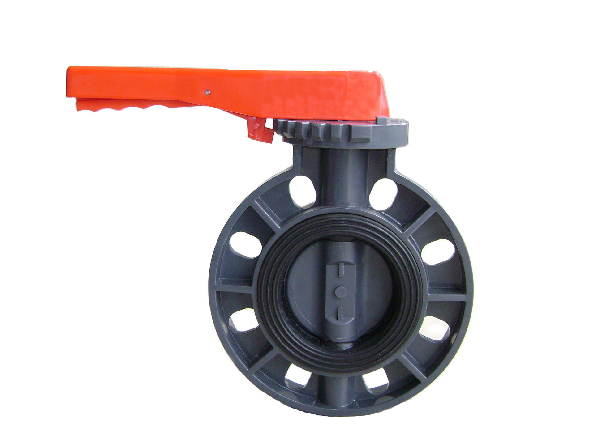 手柄蝶阀单向upvc全塑厂家定制批发可零售现货pvc-u环保量大价优