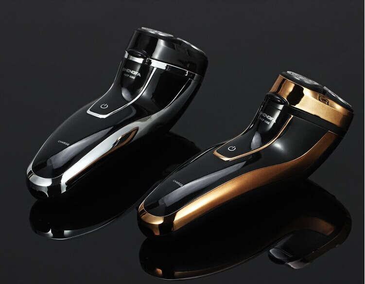 盛发3302男士剃须刀电动 充电式旋转式3刀头刮胡刀 胡须刀批发