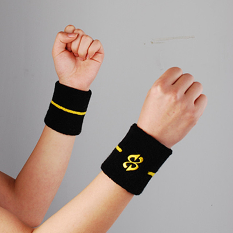 批发正品创速纯棉针织时尚毛圈组合护腕 乒乓球运动吸汗sh1255