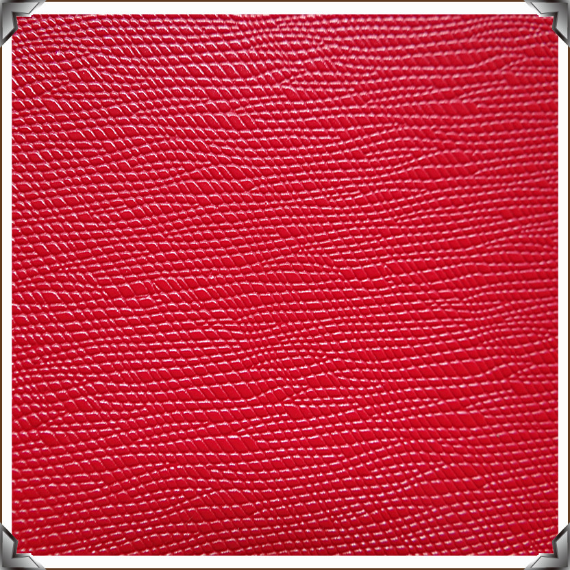 2015热销pvc十字纹皮革 牙签纹皮料 箱包手袋软包面料 厂家现货