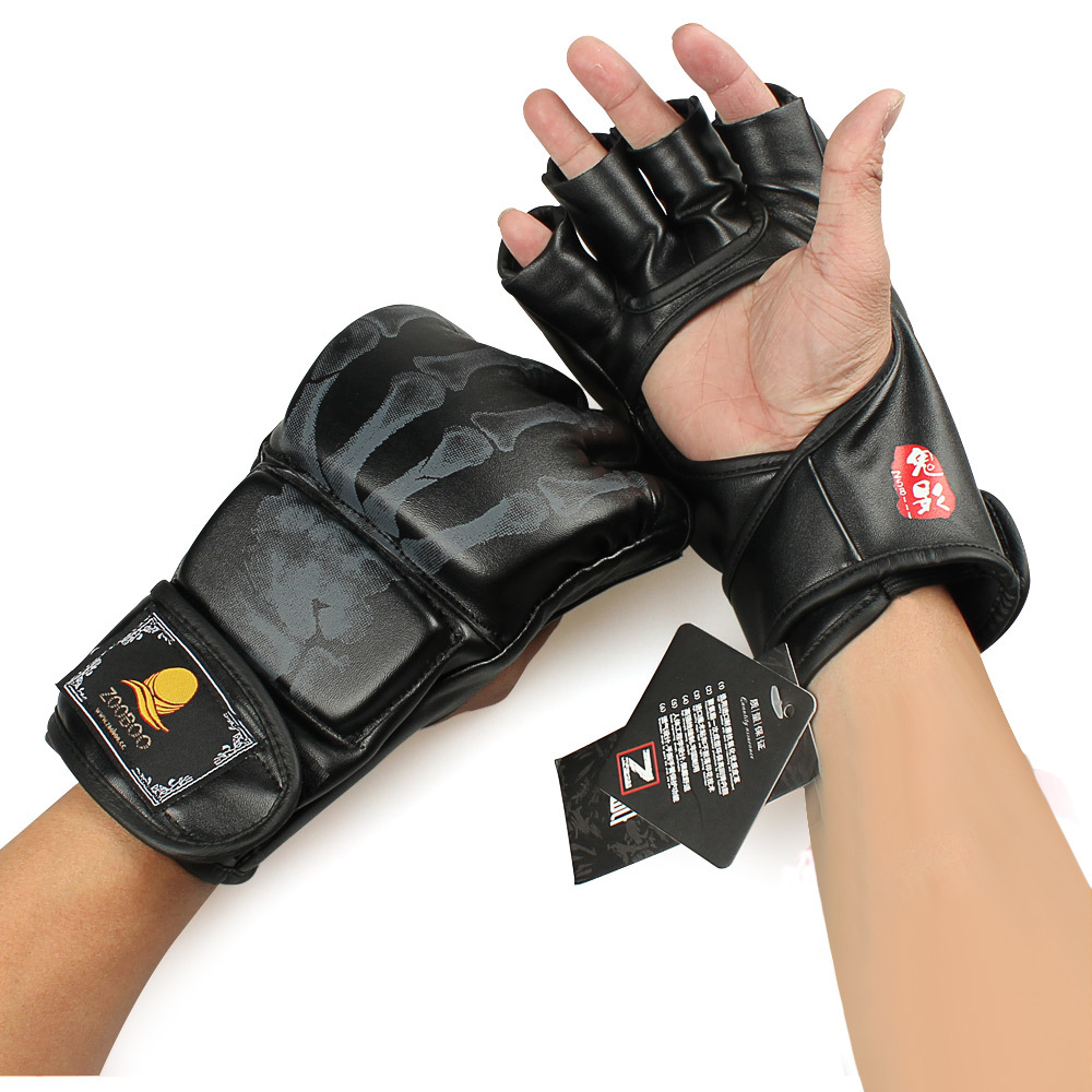逐波/zooboo 拳击手套搏击散打成人拳击手套 泰拳mma分指拳套