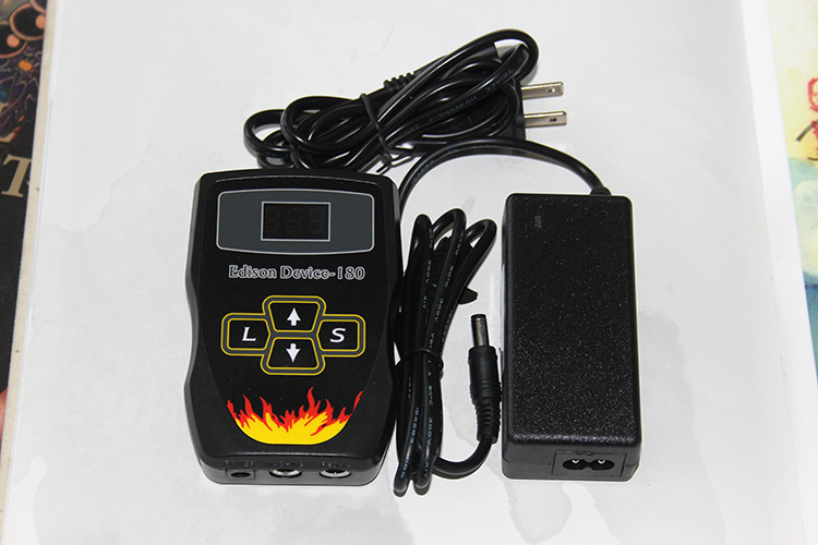 义乌异龙纹身器材 迷你专业纹身电源 ed-180电源 纹身电源开关