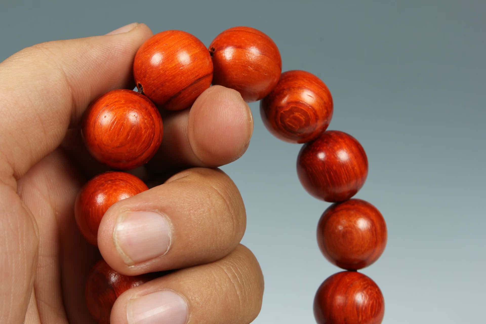 福建福州正品巴西红花梨佛珠念珠手串 男款手串女款情侣饰品 本命年