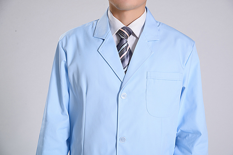 男医师服白大褂冬装, 医生服长袖加厚工作服厂家直销