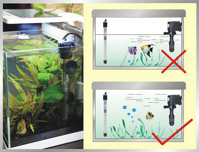 森森jrb-250水晶魚缸水族箱加熱棒防暴加熱棒恆溫棒500w