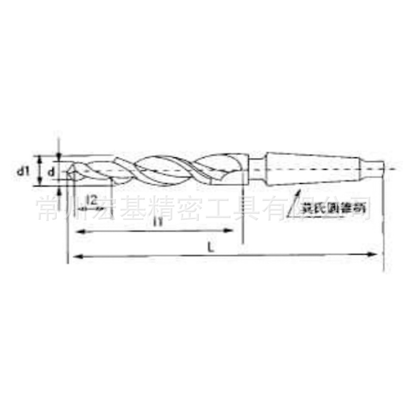 hss攻丝前钻孔用锥柄阶梯麻花钻 常州宏基精密工具 数控刀具