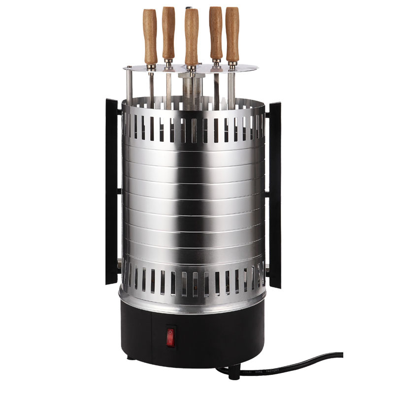 2015新品 立式自动旋转烧烤炉 电热电动家用烤肉机 无油烟烧烤