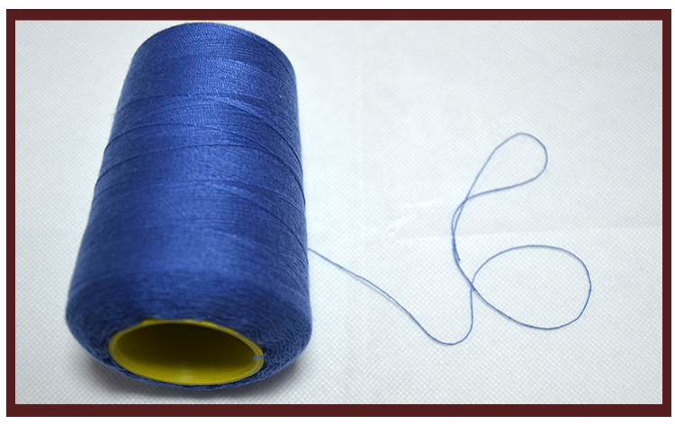 100%纯涤纶高速缝纫机线 宝塔线 黑本白色线 40/2专用家用缝衣线图片