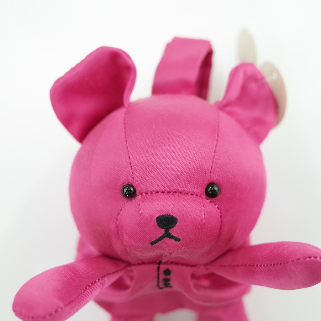 订做儿童物品袋小熊玩具,可爱红熊宝宝公仔,儿童零钱包