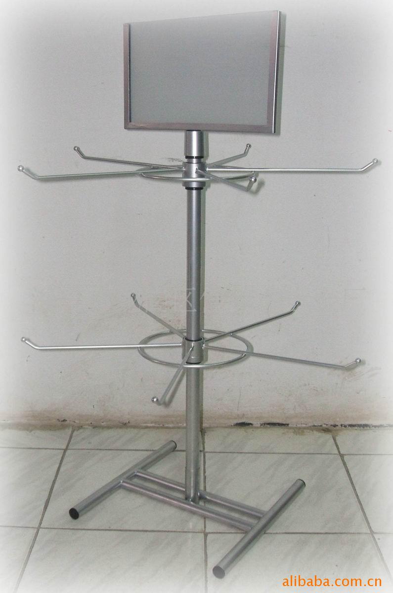 供应旋转展示架 ,饰品展示架,挂包架,红色展示架