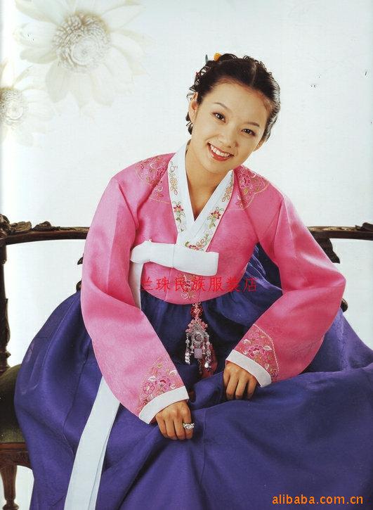 韩国传统最新韩服--七彩版/改良版/高腰版/大长今